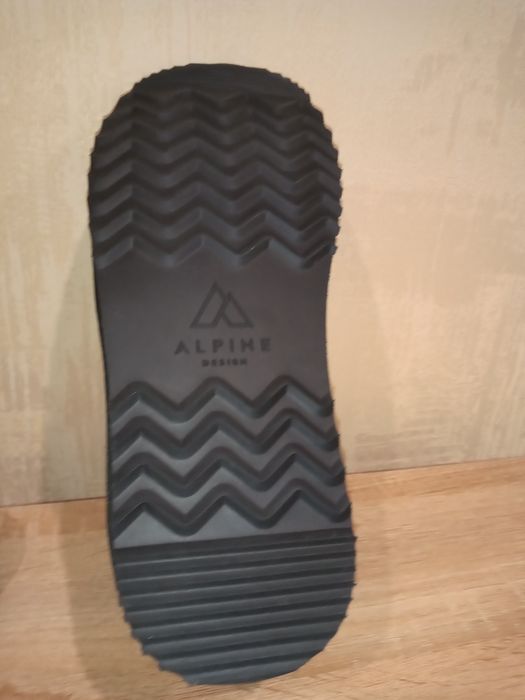 Чоловічі замшові ботінки alpine Design теплі на натуральній овчині