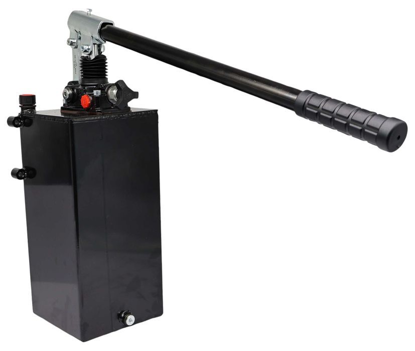 POMPA HYDRAULICZNA Ręczna Jednostrona 25cm3 PRB + Zbiornik 10L [4368]