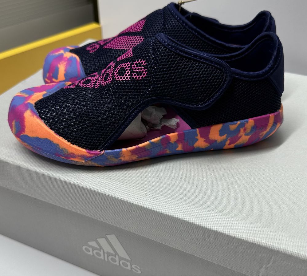 Дитячі сандалі adidas ALTAVENTURE 2.0 C колір синій