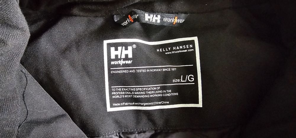 Helly Hansen męska kurtka zimowa z kapturem robocza rozmiar L