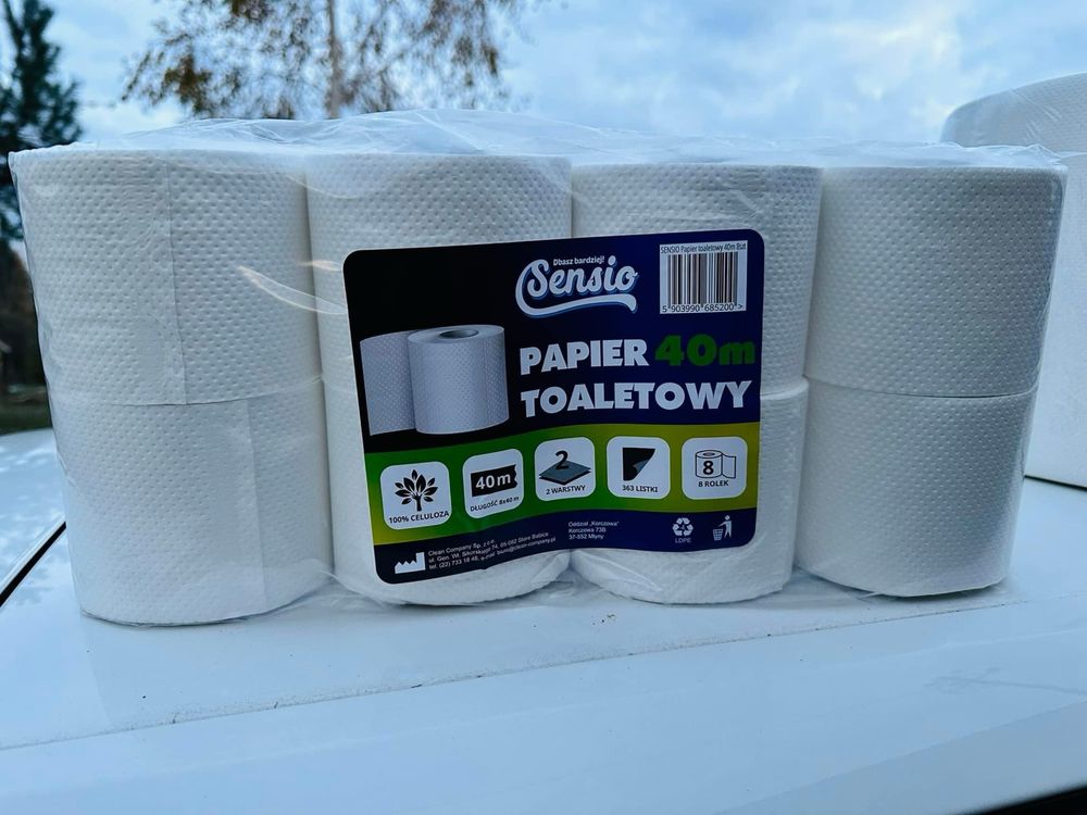 Papier toaletowy 40 m na rolce