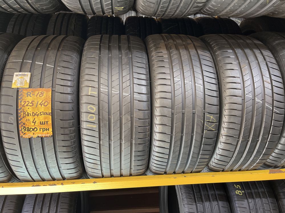 225/40 R18 Bridgestone 4шт кінець 2020 року