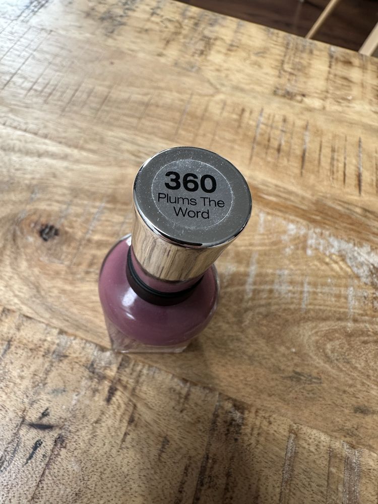 lakier Sally Hansen complete salon manicure 360 Plums the Word