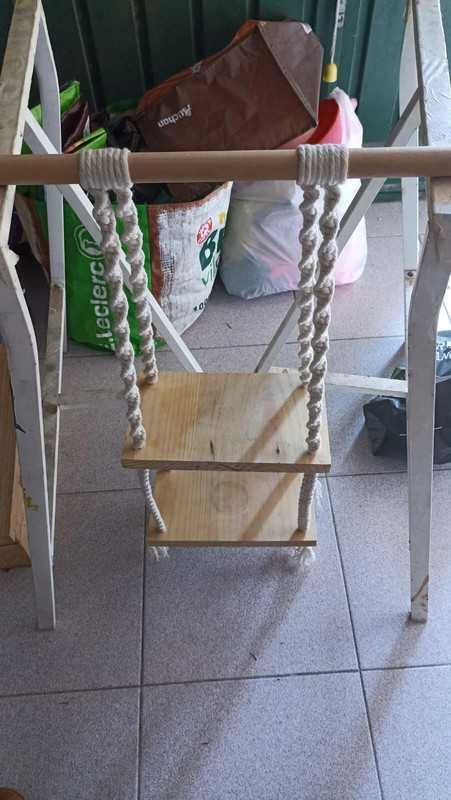 Suportes de vasos em macramé