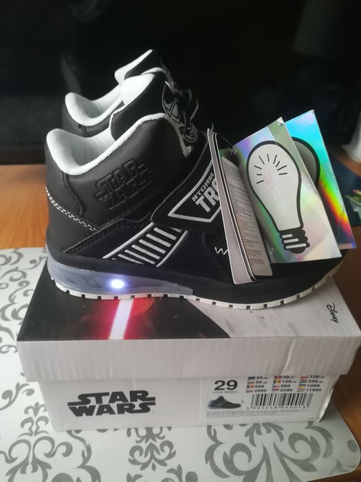 Buty świecące Star Wars rozmiar 29