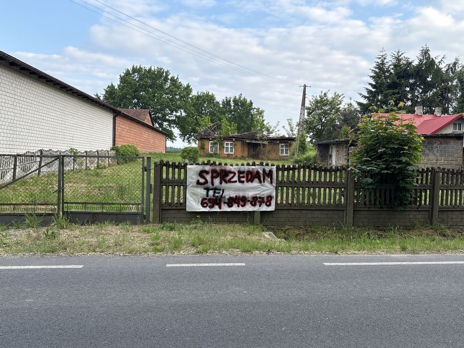 Zagroda siedliskowa 13900 m2 możliwość budowy domu  z płaskim dachem