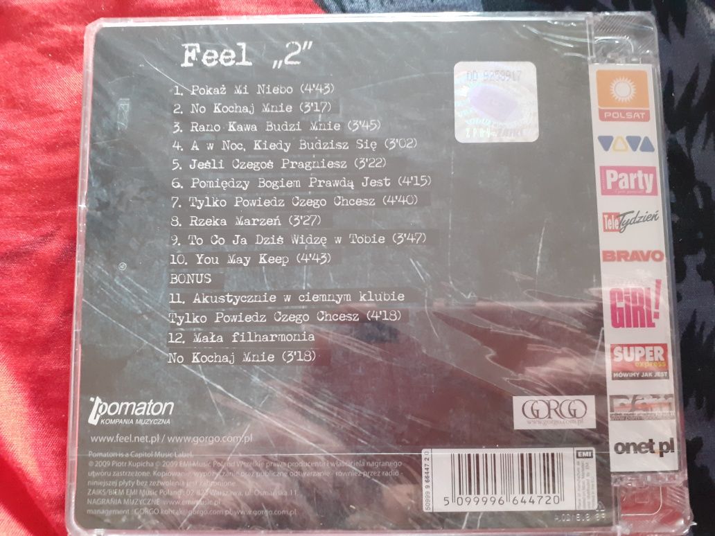 Feel muzyka na płycie CD Nowa w folii