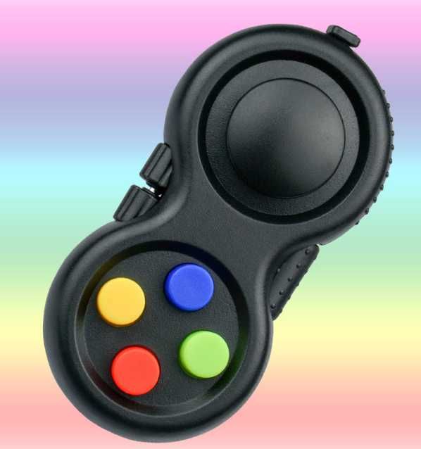 Игрушка Fidget Pad джойстик антистресс с кнопками Cube пульт брелок