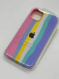 Etui Case Silikonowy Kolorowy Iphone 13 tęcza kod 870