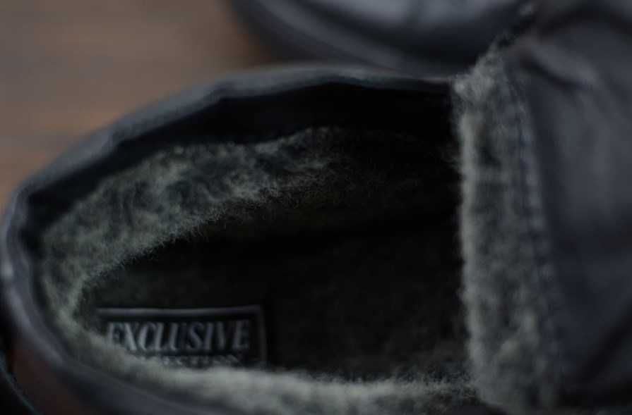 Кеды ботинки мужские зимние подкладка шерсть