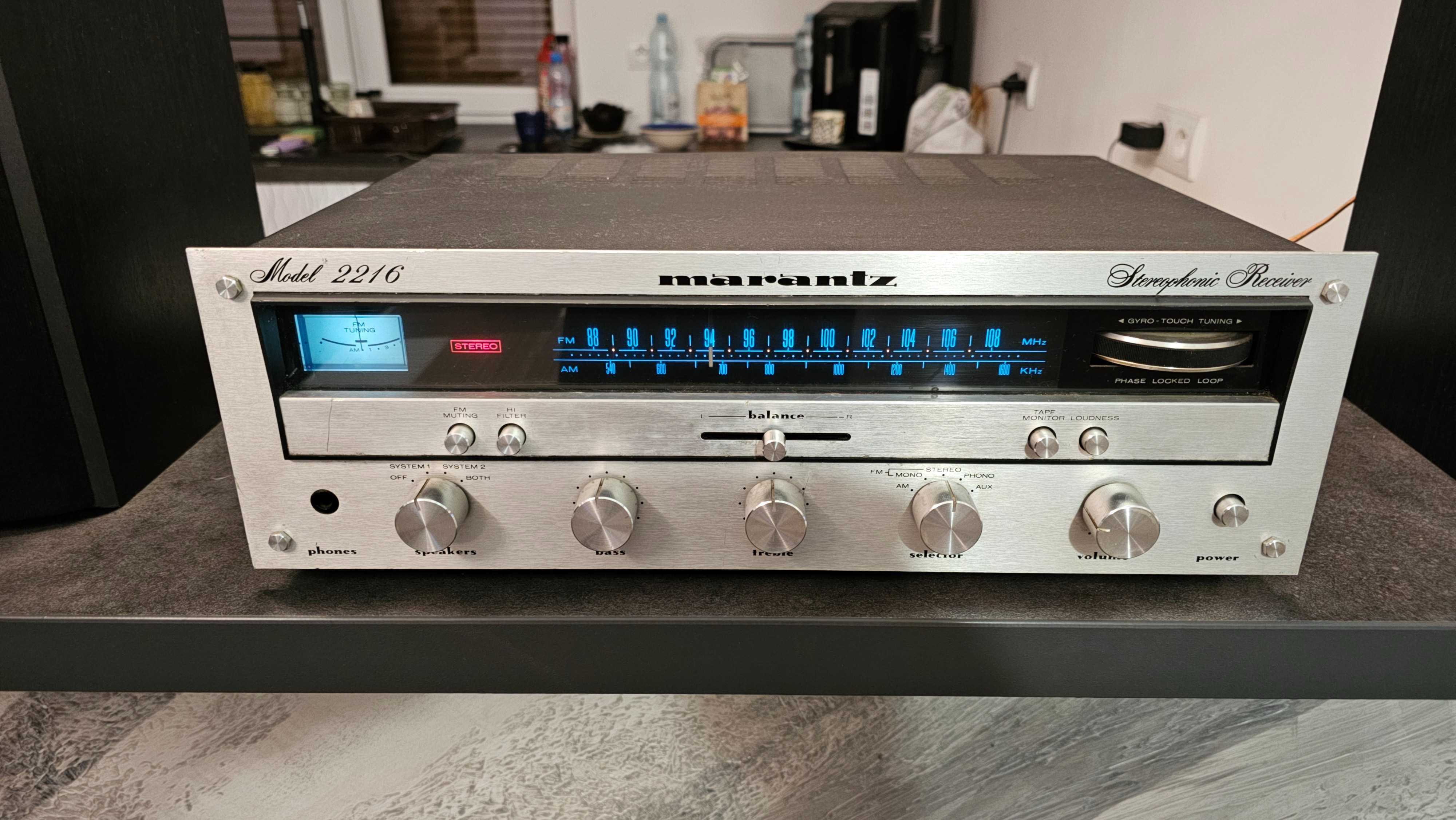 MARANTZ 2216 Amplituner stereo-Made in Japan-sprawny