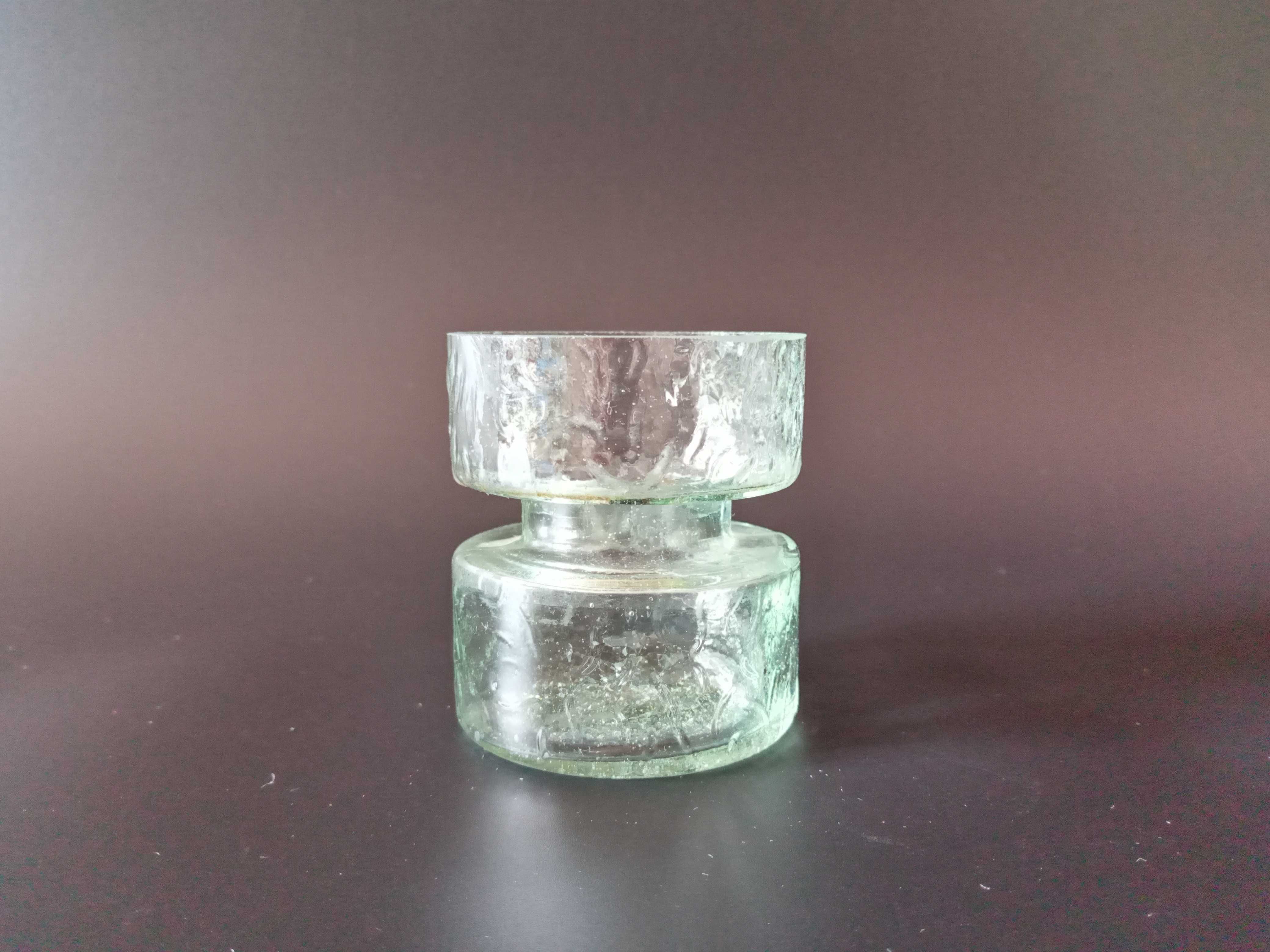 Helena Tynell bezbarwny mały szklany świecznik
