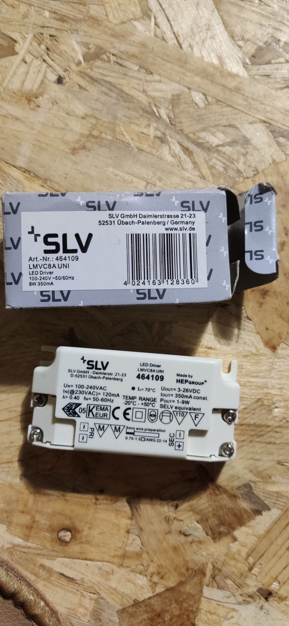 Zasilacz LED 9W 350mA biały Spotline 464109
