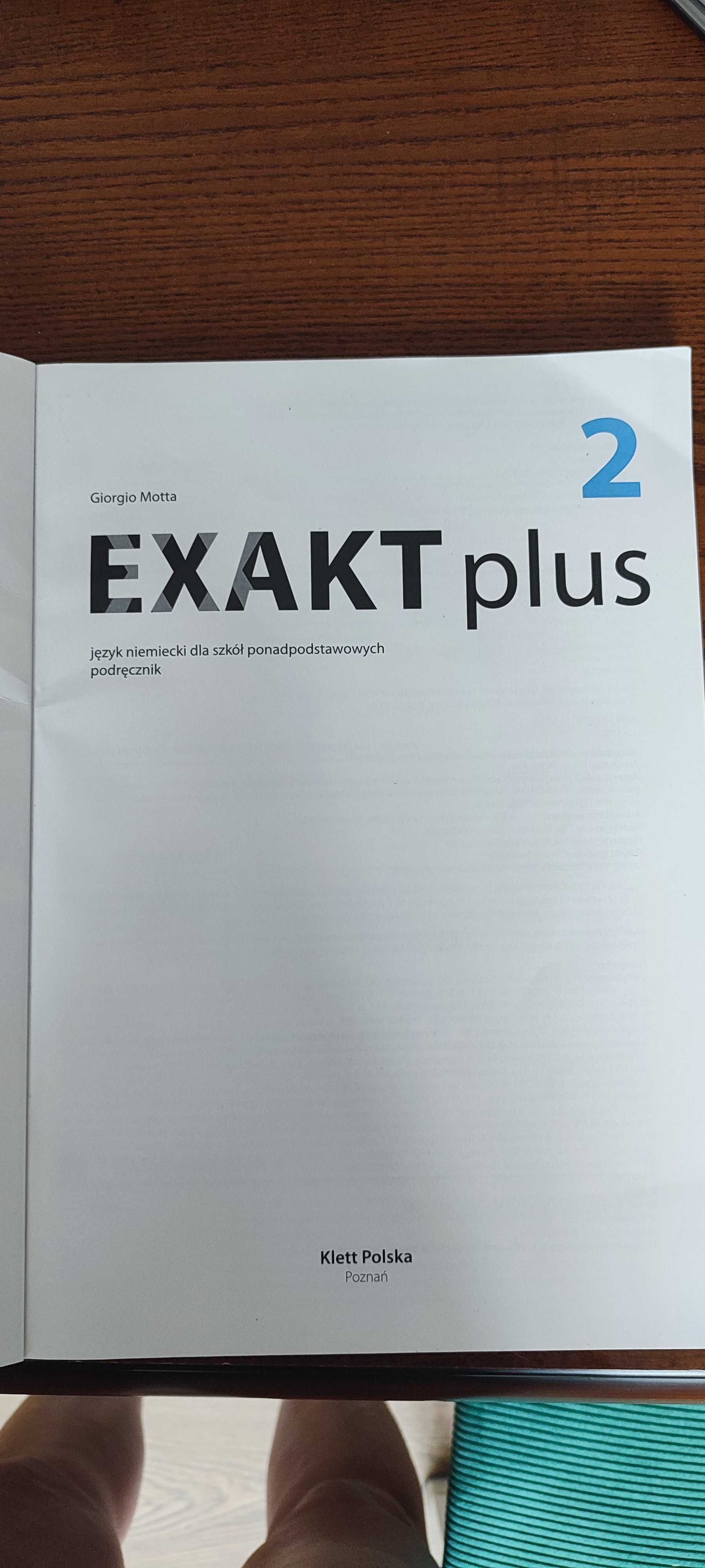 Exakt plus 2 podręcznik do języka niemieckiego