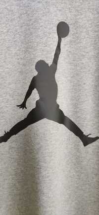 Koszulka t-shirt firmy Jordan szara z dużym logo Jordana