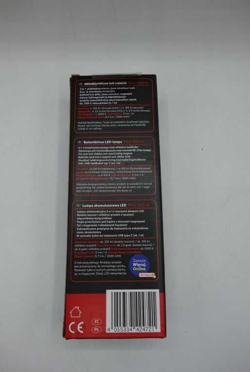 PARKSIDE CORDLESS LED LIGHT PALA 2000 A2  stock (3 unidades)