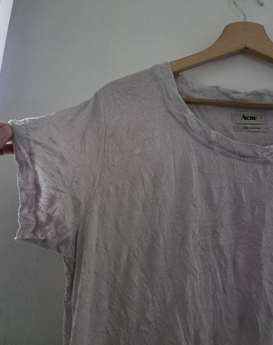 Acne Studios Pop Classics damska koszulka S liliowa basic