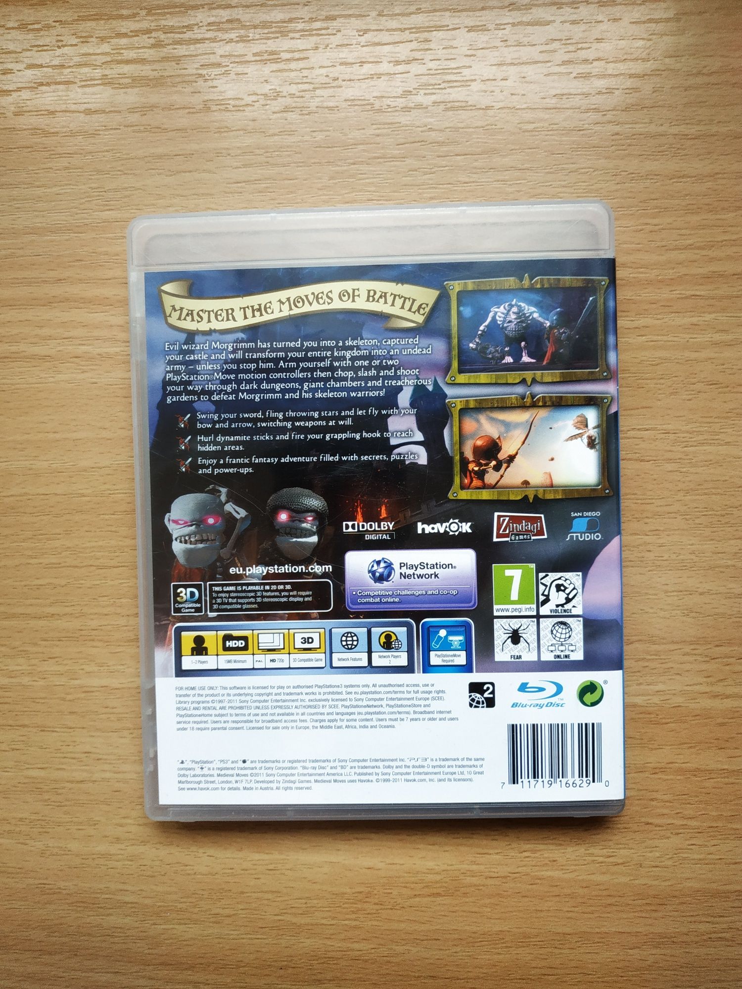 Medieval moves ps3, stan bardzo dobry, wysyłka olx
