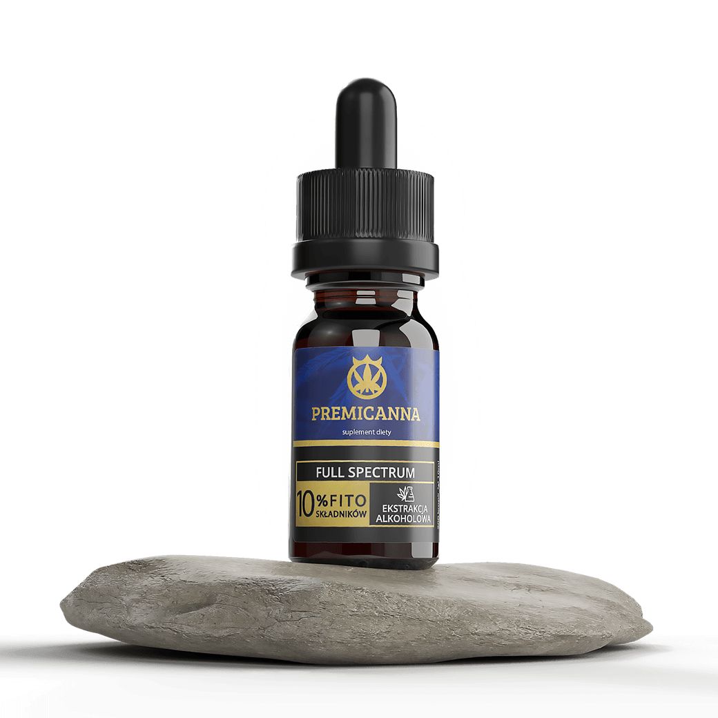 Surowy Olejek CBD 10% - naturalny olejek konopny RAW - Full Spectrum