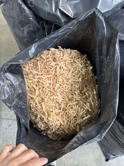 Sacos de fitas de madeira