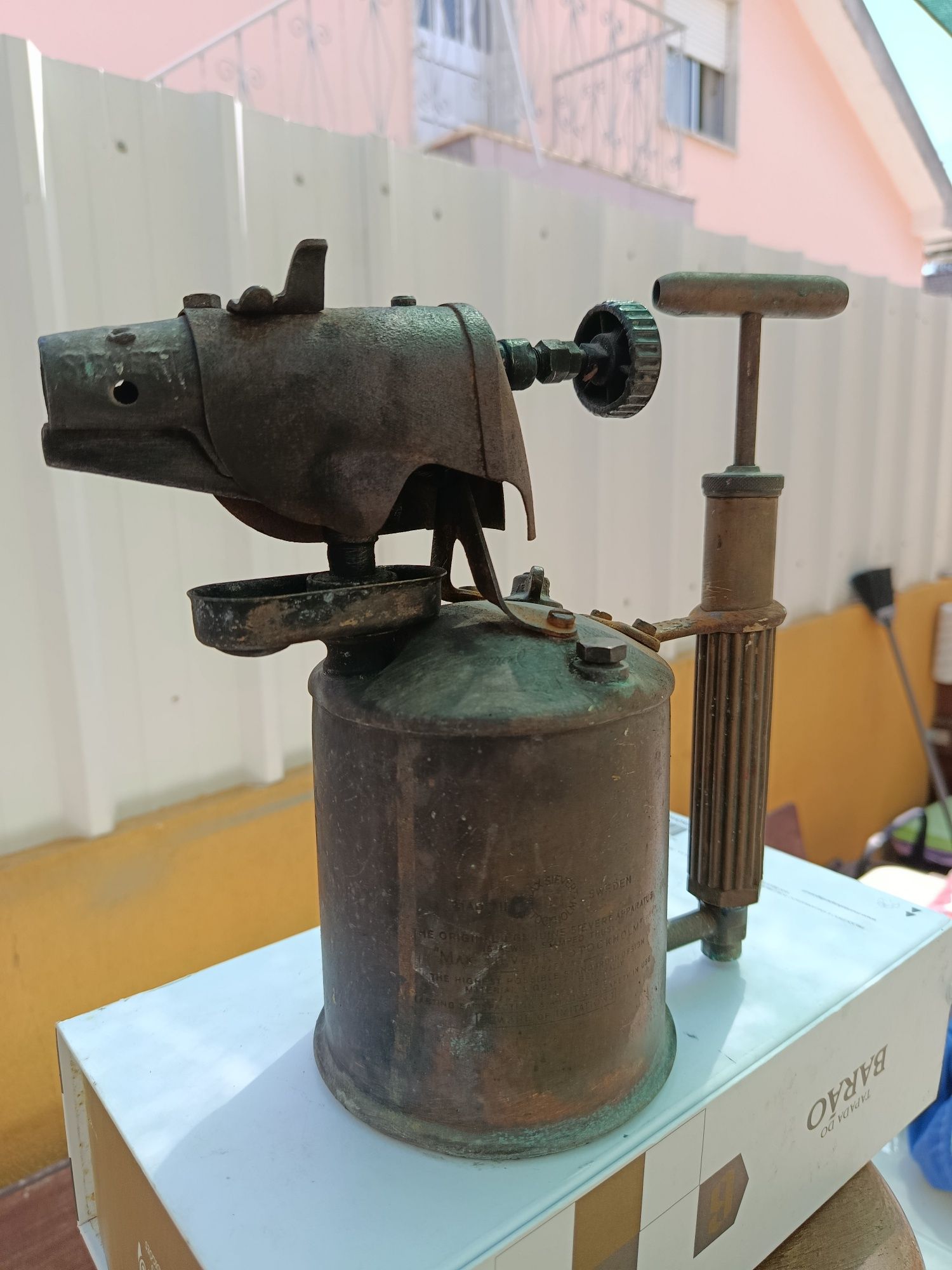 Maçarico a gasolina