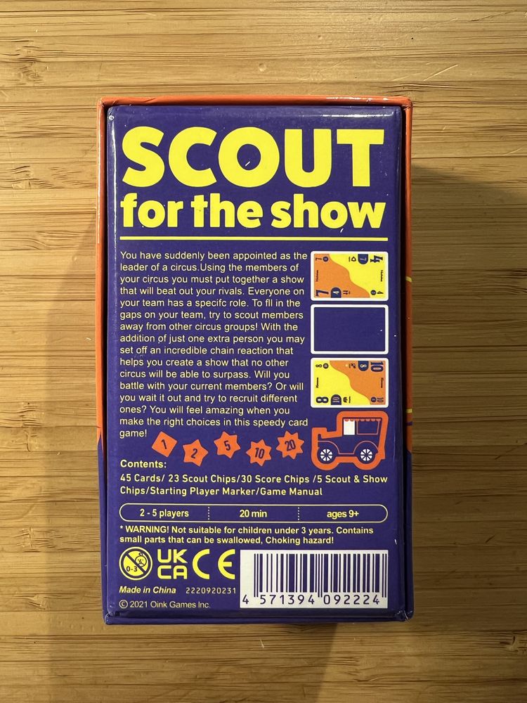 Scout gra panszowa Gra roku 2022!