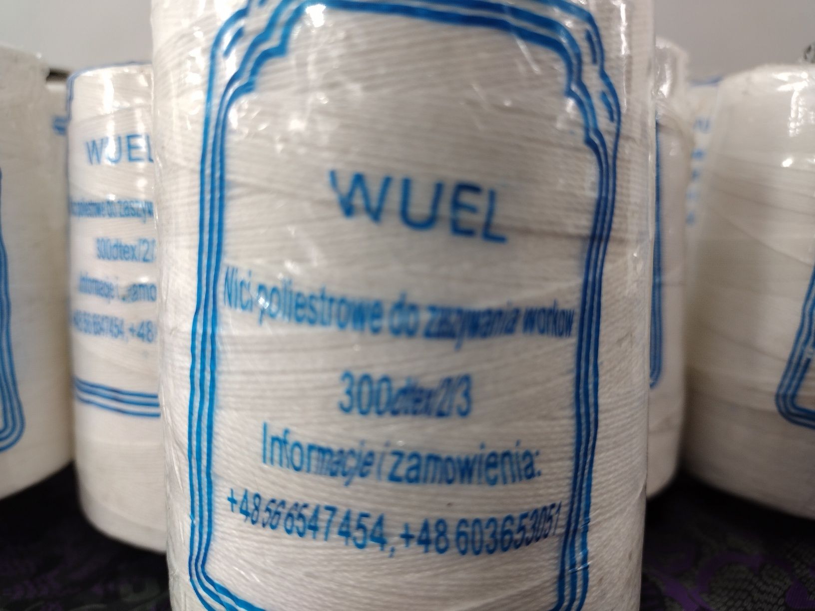 Nici do zszywania worków. Wuel.