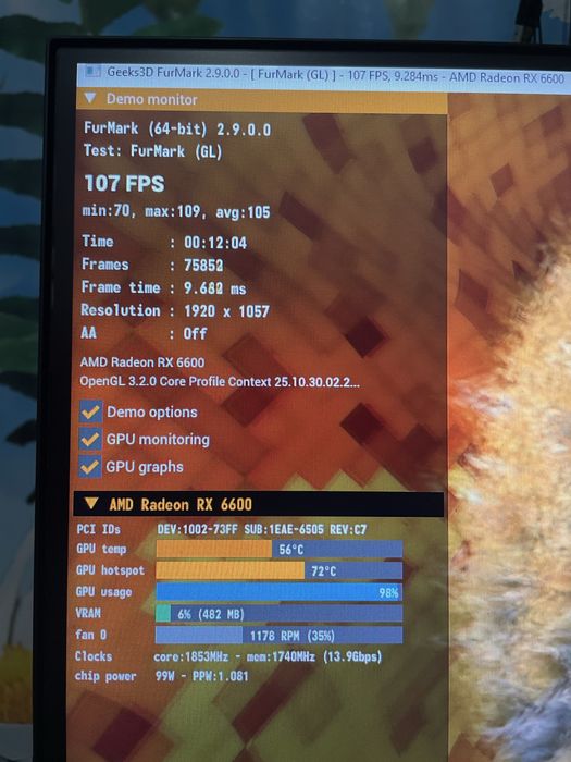 Відеокарта RX 6600 8 GB XFX