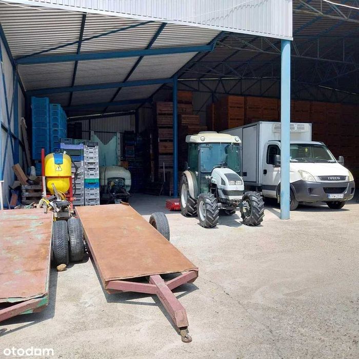 Działający biznes z domem i chłodniami