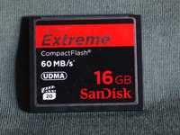 Karta pamięci CompactFlash Card SanDisk Extreme CF 16GB.