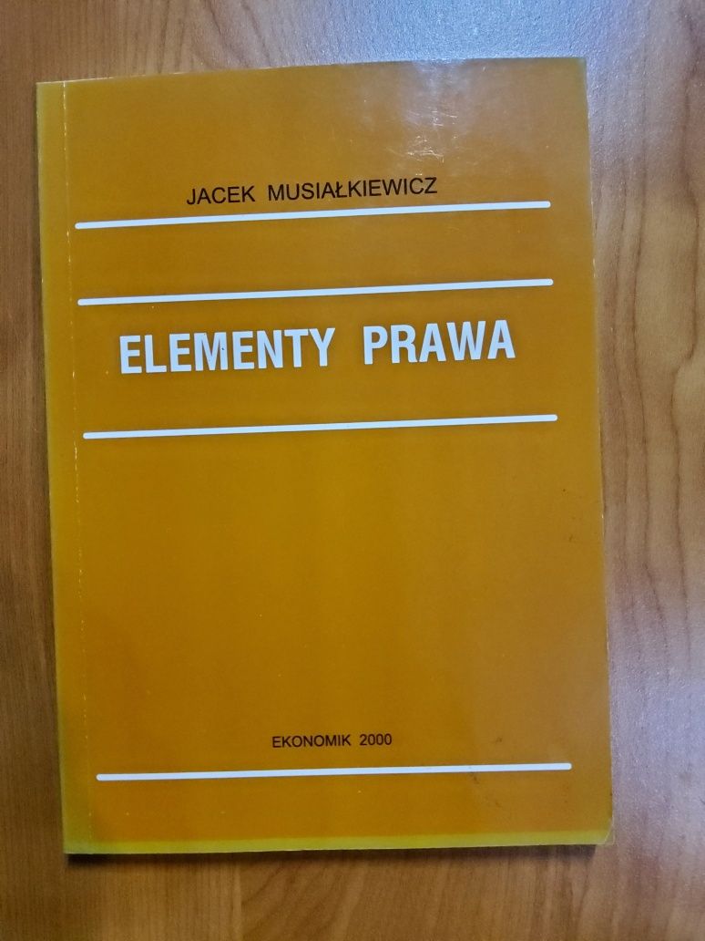 Elementy Prawa. Jacek Musiałkiewicz