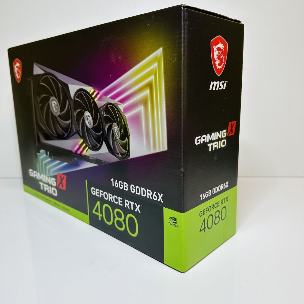 Відеокарта MSI GeForce RTX 4080 GAMING X TRIO 16 ГБ GDDR6X 256 біт