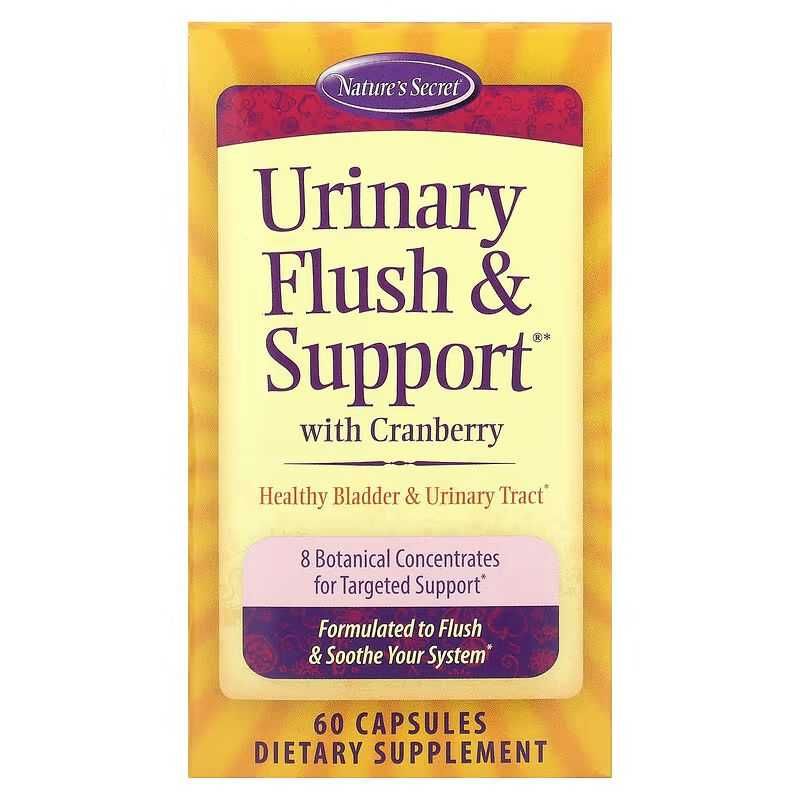 Nature's Secret Urinary Flush & Support мочегонное средство с клюквой