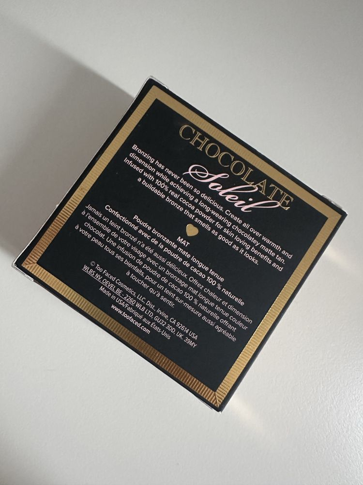 Bronzer Too Faced Chocolate Soleil Matt