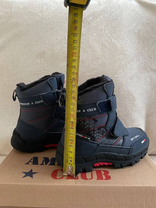 Зимові дитячі черевики Зимове взуття на хлопчика, розмір 27, ус.17,5см