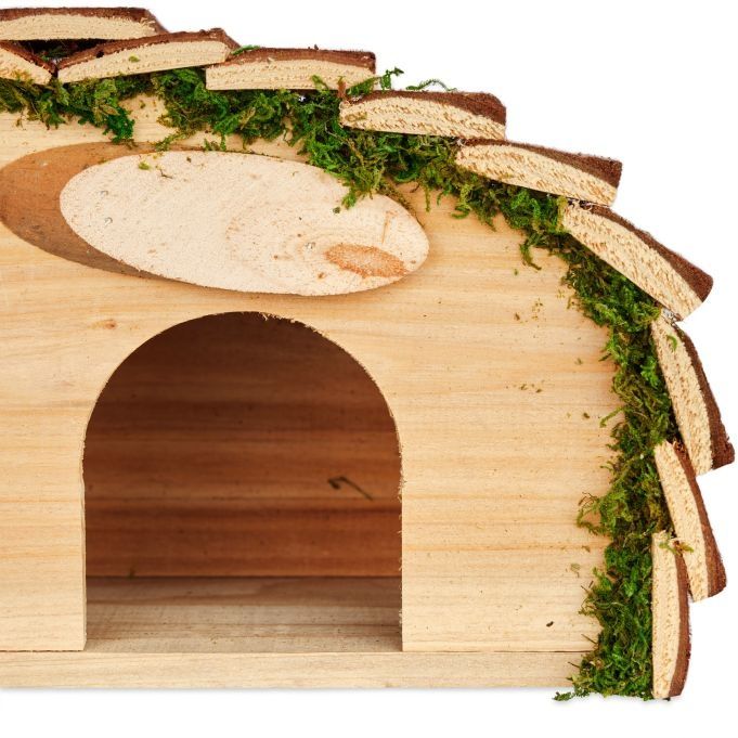 Schron, domek drewniany dla jeża