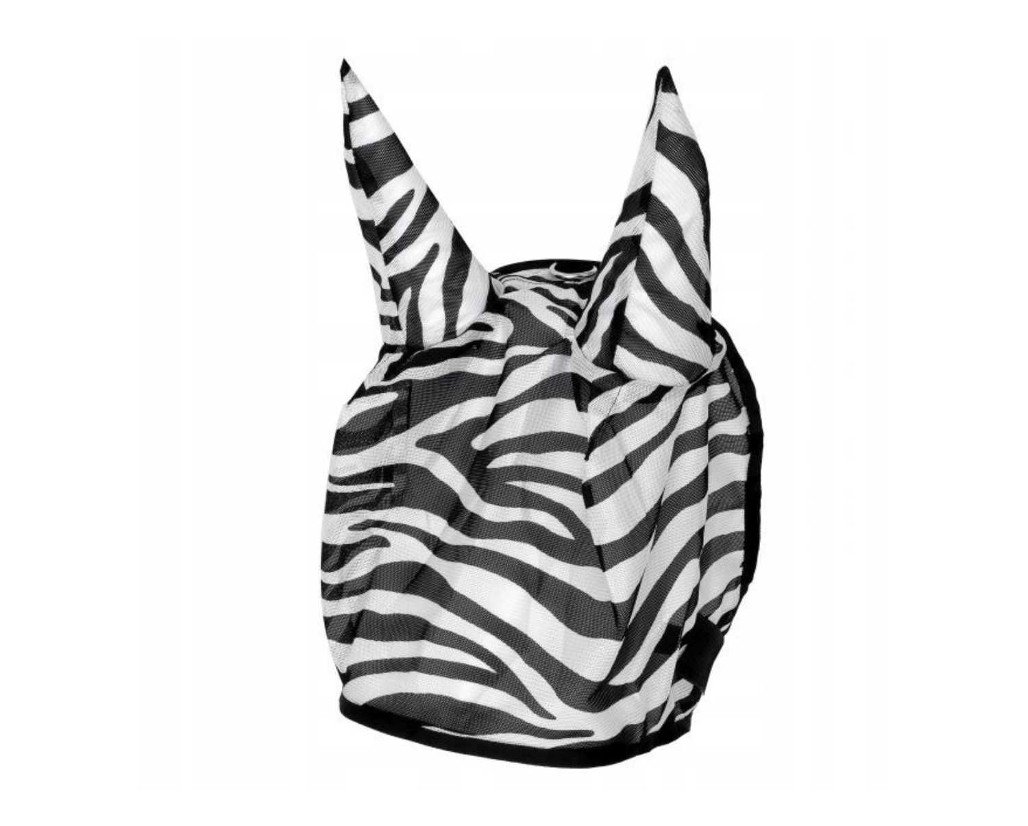 moskitiera dla konia maska przeciw owadom z uszami zebra - cob
