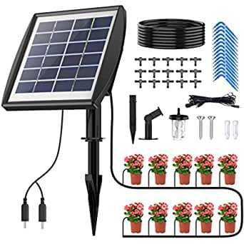 Solarny system do podlewania kwiatków, komplet nowy