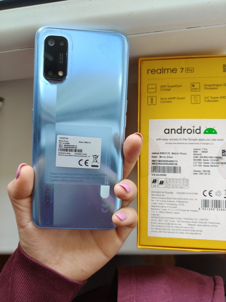 Realme 7 pro 8/128