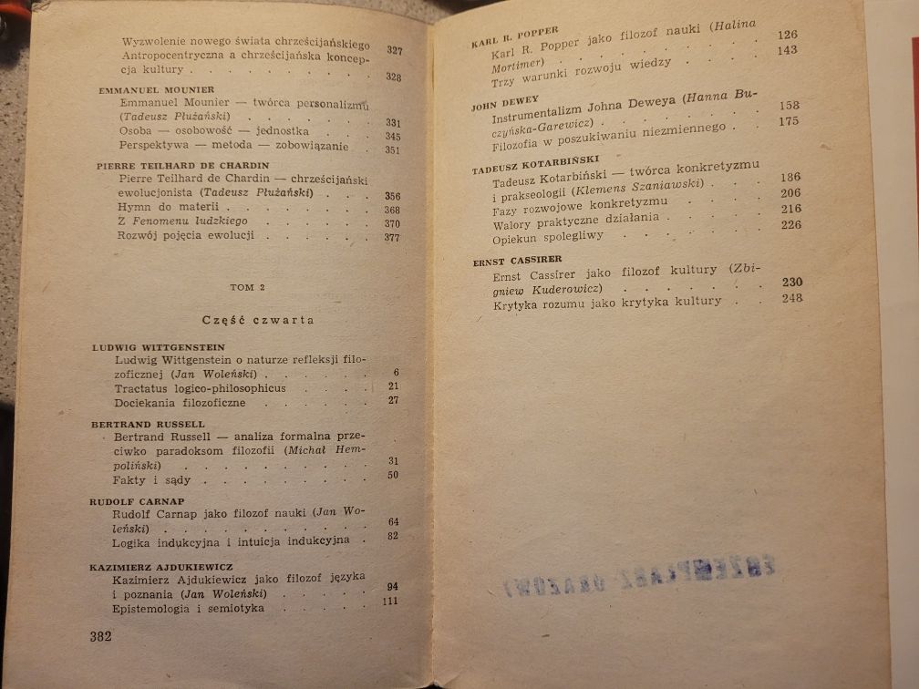 Filozofia współczesna p.red.Z Kuderowicza 2 tomy WP 1983