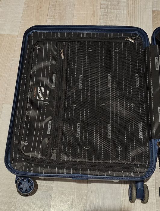 Wittchen walizka ultralekka kabinowa z klapką na laptop
