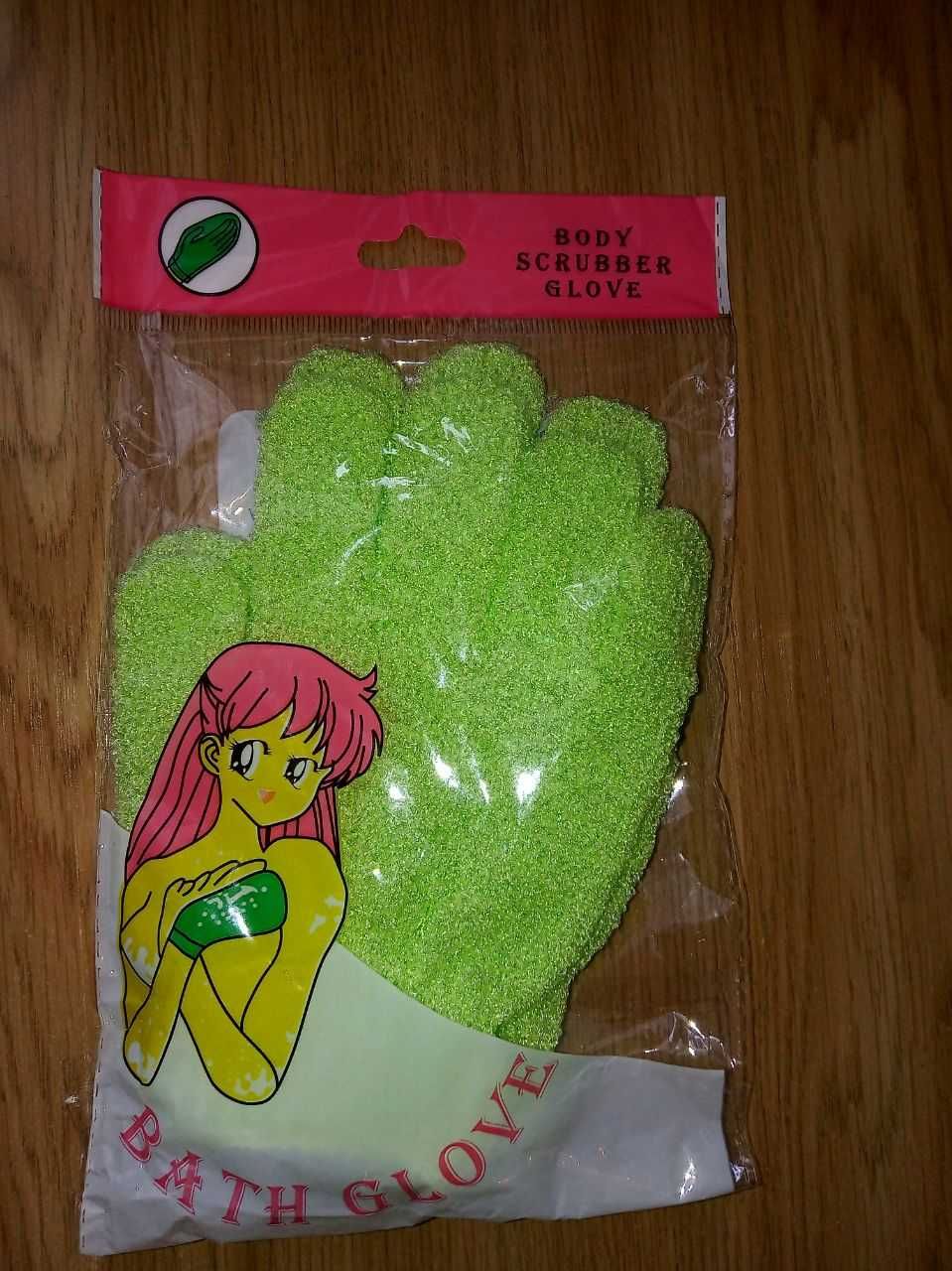 Мочалка перчатка для пилинга  body scrubber glove антицеллюлитная