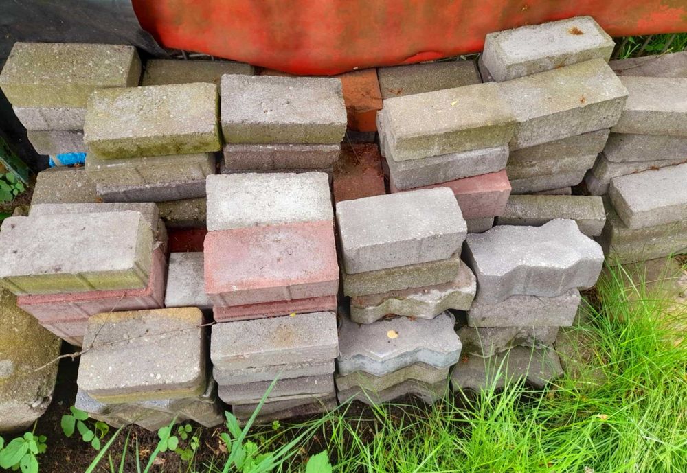 Kostka brukowa z demontażu