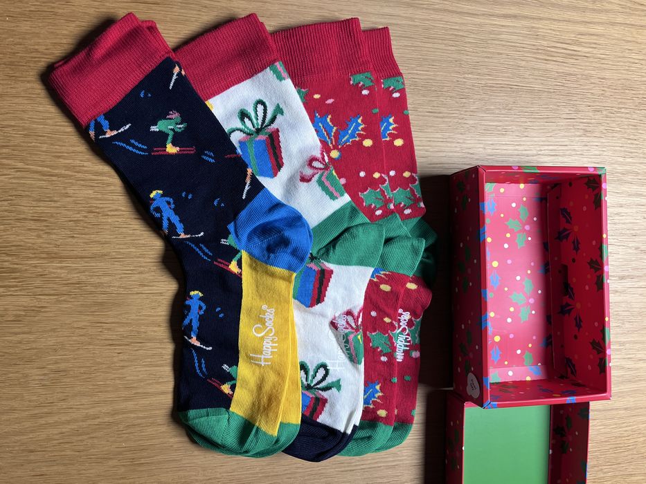 Happy Socks zestaw 3szt skarpetek