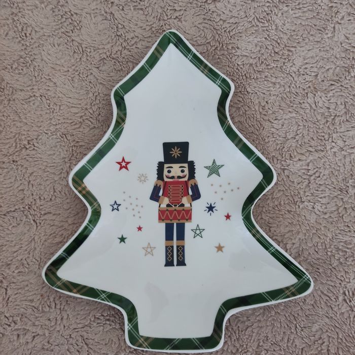 Talerz świąteczny choinka Florina