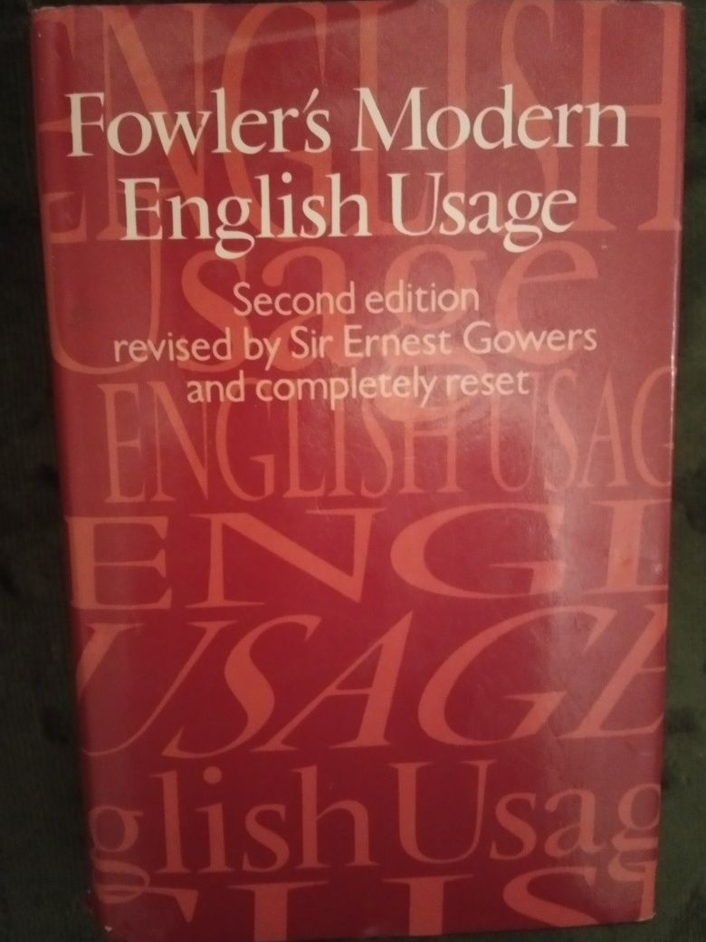 Fowlers Modern English Usage Second Edition