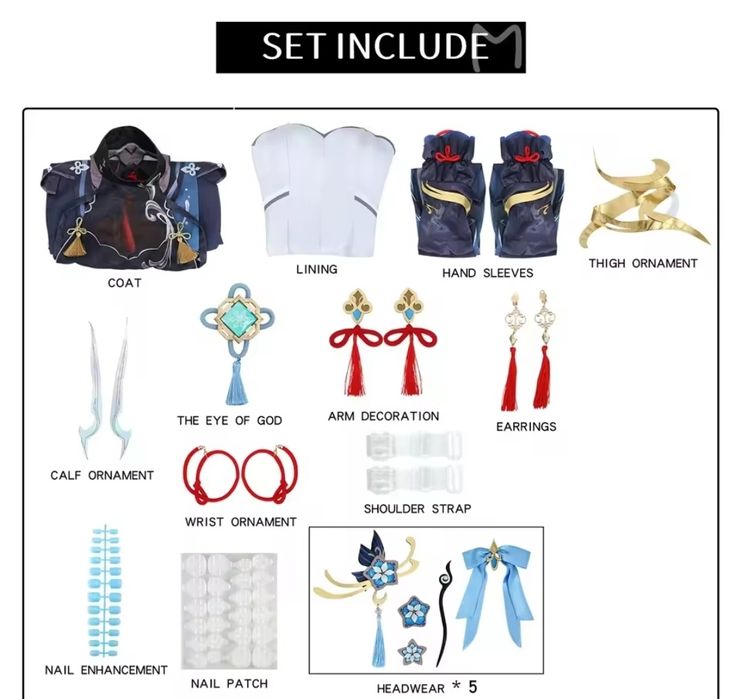 Przebranie kostium Cosplay Genshin Impact Frostflower Dew Shenhe