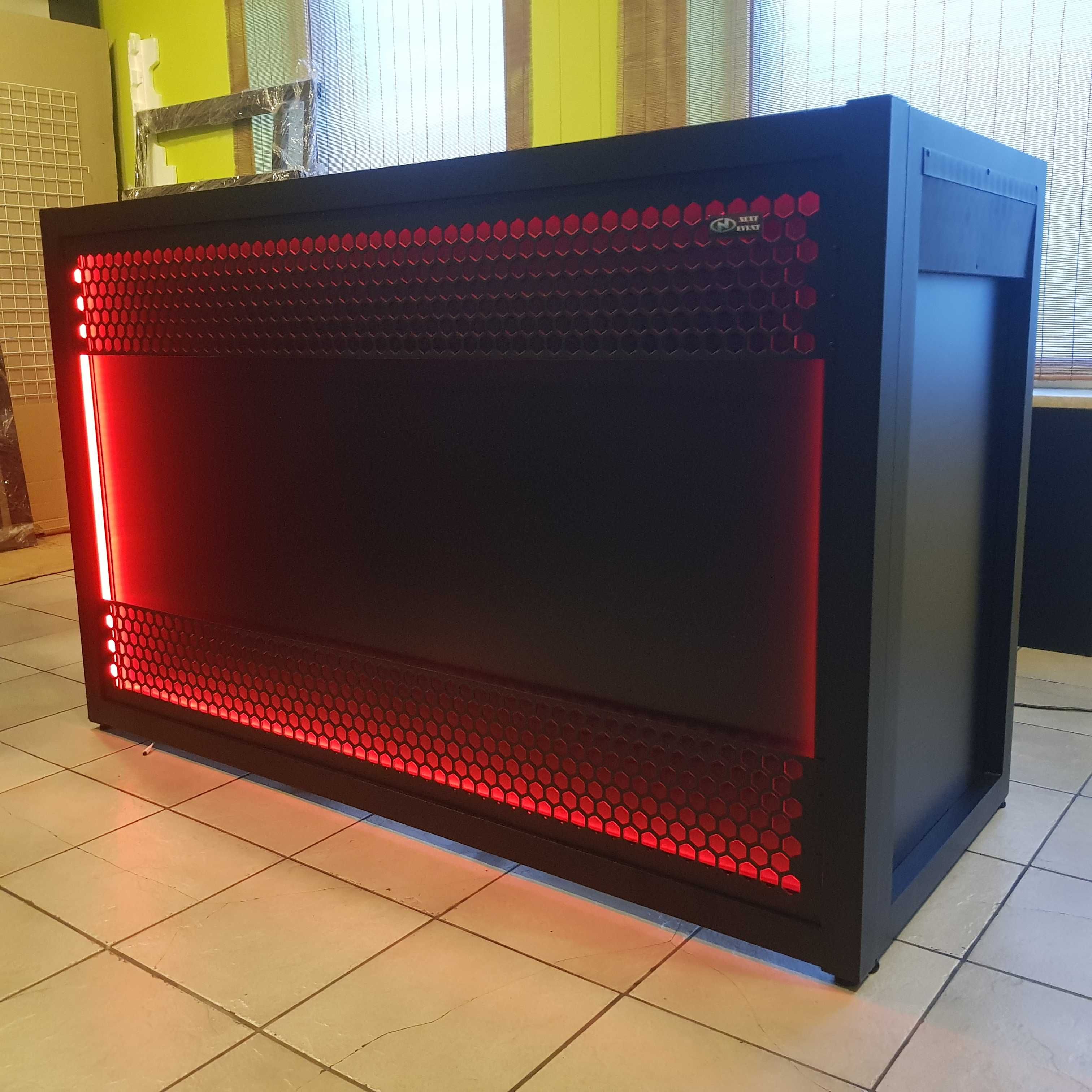 NEXT stoły aluminiowe dla DJ i ALNX160 led RGB