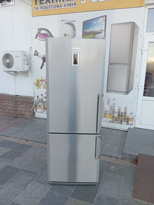 Холодильник Grundig No-Frost Ширина 70см нержавейка из Германии