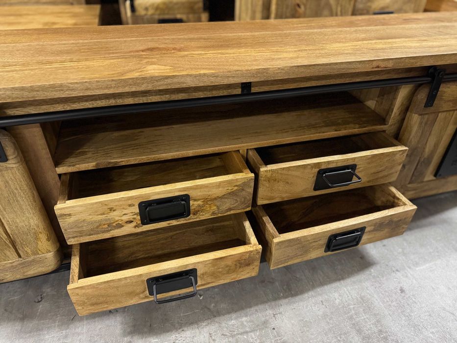 Piękna szafka rtv/komoda pod tv 200cm  Nowość seria WORKS.. ZAPRASZAM